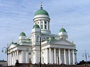 The Helsinki Cathedral is the most prominent building in the city.
