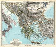 The Balkans at the end of the nineteenth century, where many epochal conflicts between Europe and the Ottomans took place.