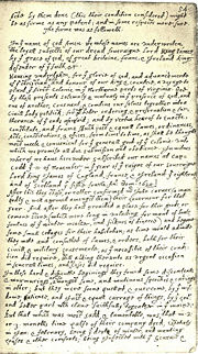 Bradford's transcription of the compact.