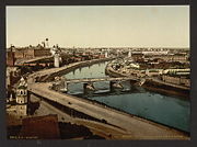 Moskva riverside in the nineteenth century.