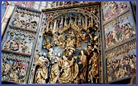 Gothic altar by Veit Stoss, commissioned for the Saint Mary's Church, Kraków, late fifteenth century.