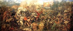 Battle of Grunwald, 1410. Painting by Jan Matejko