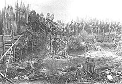 An Aceh fort after capture by the Dutch in a 1901 photograph