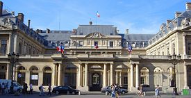 The Conseil d'État sits in the Palais Royal.
