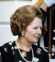 Prime Minister Margaret Thatcher