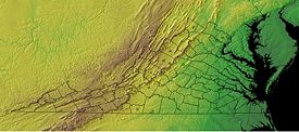 Virginia--topographic map