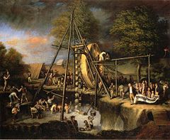 The Exhumation of the Mastodon by Peale
