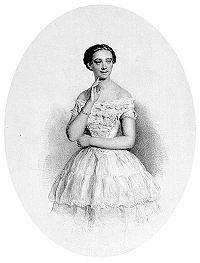 Marie Taglioni – Lithograph by Josef Kriehuber, 1853