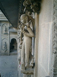 A Maratha-styled sculpture from Maheshwar.