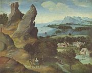 Flight into Egypt, by Jacob Patinir, 1524
