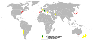 Kiwifruit output in 2005