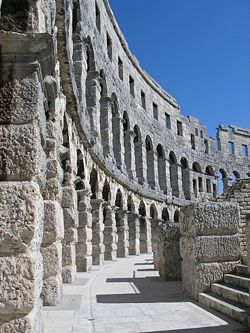 The Arena (colosseum) in Pula