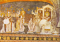 Saints Cyril and Methodius in Rome, fresco in San Clemente
