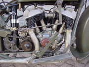 A V-twin engine