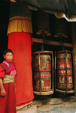 A young monk at Labrang.
