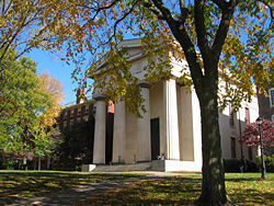 Hope College (left) was built in 1822, while Manning Hall (right) was built in 1834.
