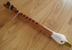 Native American flute crafted by Chief Arthur Two-Crows