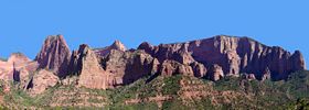 Kolob Canyons are a set of finger canyons cut into the Kolob Plateau