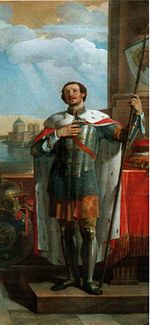 Alexander Nevsky by Vasiliy Shebuev, 1836