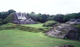 Altun Ha archaeological site, Belize.