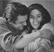 Johnny Cash and his second wife, June Carter Cash