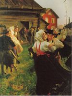 Midsummer's Eve, painting by Anders Zorn