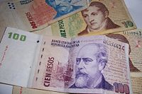 Current Argentine peso bills
