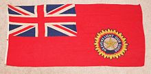 British Indian Red Ensign with the Star of India