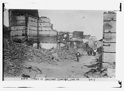 A 1909 pogrom of Armenians in the Ottoman Empire claimed tens of thousands of lives, as Armenian and Christian property was burned en masse.
