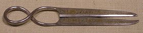 Scissors from the Chinese Tang dynasty (618-907 C.E.).