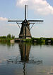Windmill in Kinderdijk, the Netherlands
