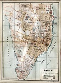 Map of Halifax, 1894.