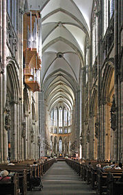 The nave looking east.