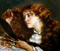 Portrait of Jo (La belle Irlandaise), a painting of Joanna Hiffernan, the probable model for L'Origine du monde