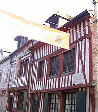 Satie house and museum in Honfleur.