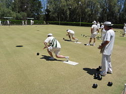 Australian lawn bowlers.