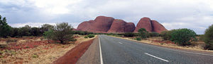 The approach to Kata Tjuta