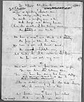 The Village Blacksmith (manuscript page 1)