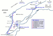 Disposition of Turkish 5th Army.