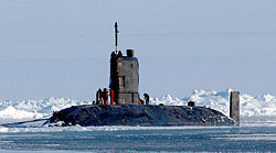 A Trafalgar-class submarine