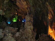 A scene inside Phong Nha Cave, the most beautiful caves in Phong Nha Ke Bang National Park