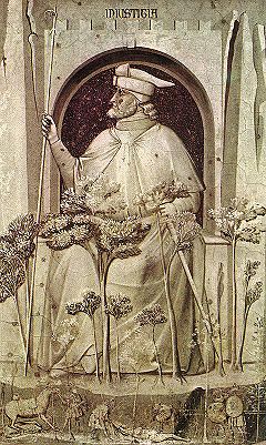 Injustice by Giotto di Bondone