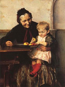 Grandma's Favorite, by Georgios Iakovidis, 1893.