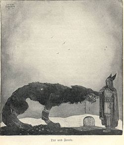 Tyr sacrifices his arm to Fenris