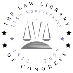 Current logo of the Law Library of Congress.
