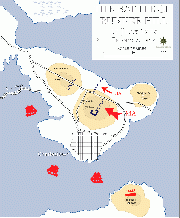 The second British attack on Bunker Hill.