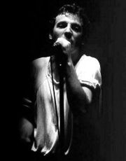 Springsteen during The River Tour in Norway, 1981.