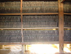 The Tripitaka Koreana in storage at Haeinsa.