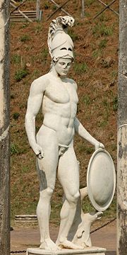 Statue of Ares in Hadrian's Villa.