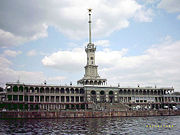 North river terminal in Moscow